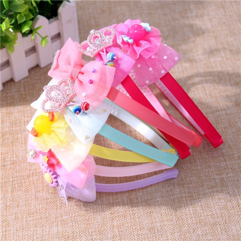 Bờm cài tóc dễ thương cho bé gái siêu xinh