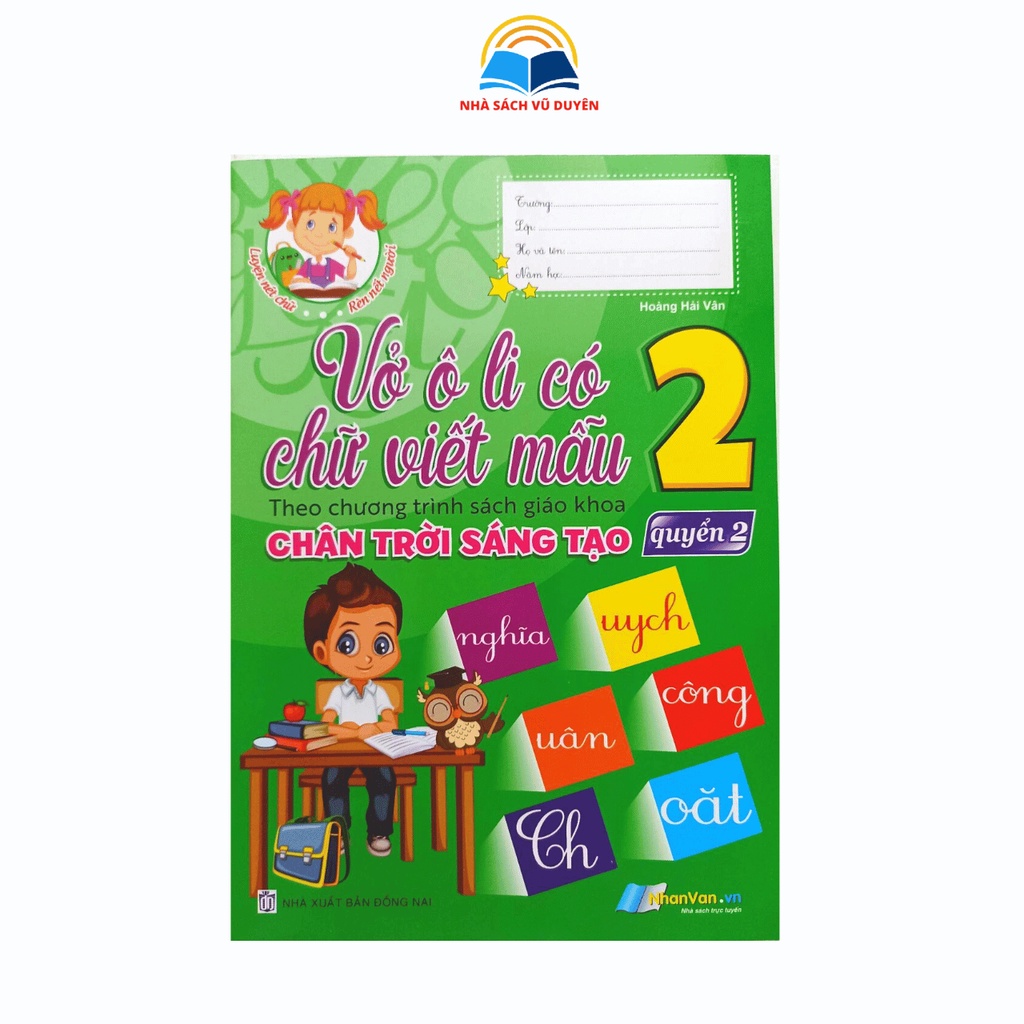 Sách - Vở Ôli Có Chữ Viết Mẫu Lớp 2 - Biên Soạn Theo Chương Trình SGK Chân Trời Sáng Tạo