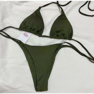 Bikini 2 mảnh tam giác thun gân code1894