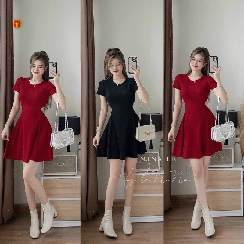 Đầm body nữ sang chảnh, váy dáng ngắn màu đen kiểu hàn quốc tôn dáng Vip 127