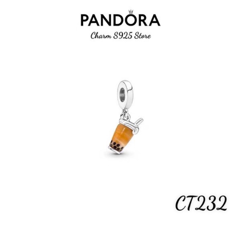 CHARM PAN ALE TREO LY TRÀ SỮA BẠC S925 HÀNG CAO CẤP