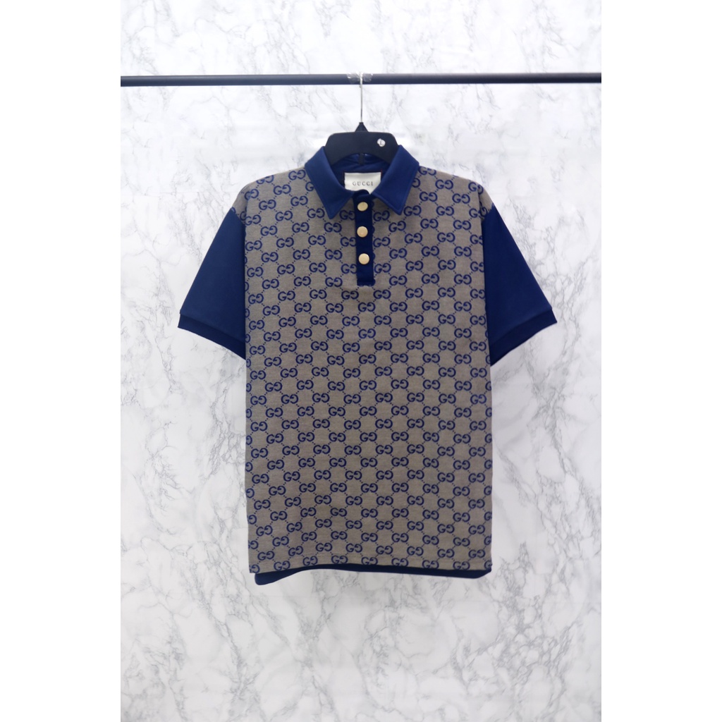 Áo POLO Gucci Jacquard hàng mới về chất lượng cao Full tem tag