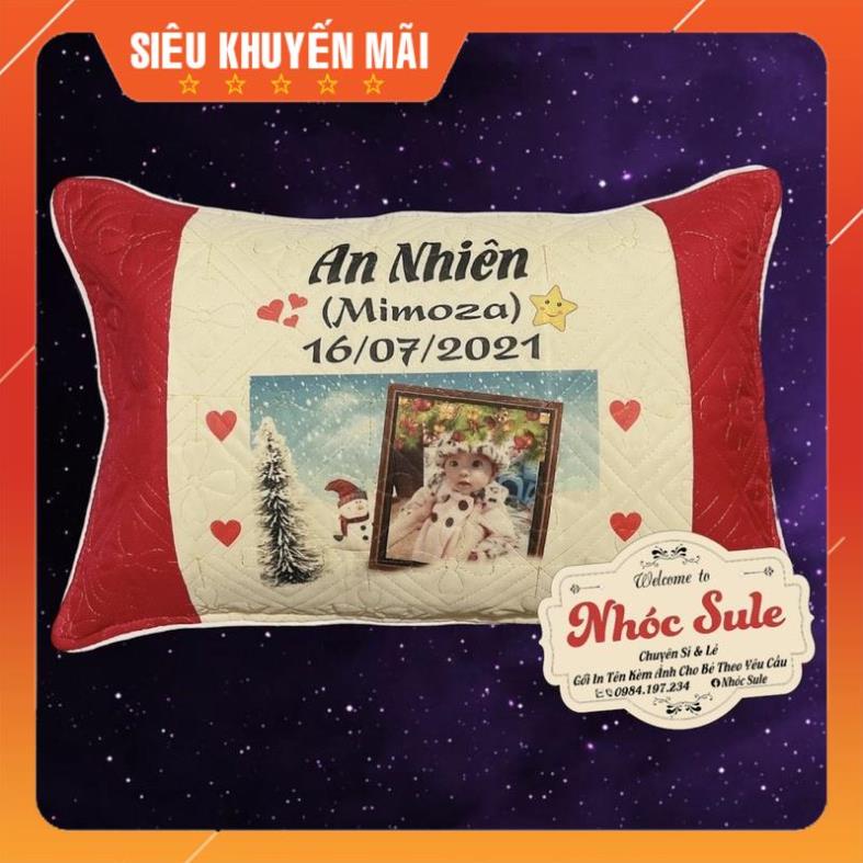 Gối In Tên In Hình Theo Yêu Cầu Cho Bé