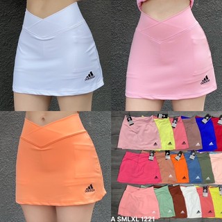 Chân Váy Tennis Thể Thao 2 Lớp Có Túi ADS Lưng Đắp Chéo Vải Poly 2 Da Cao Cấp Chơi Tennis, Golf, Cầu Lông