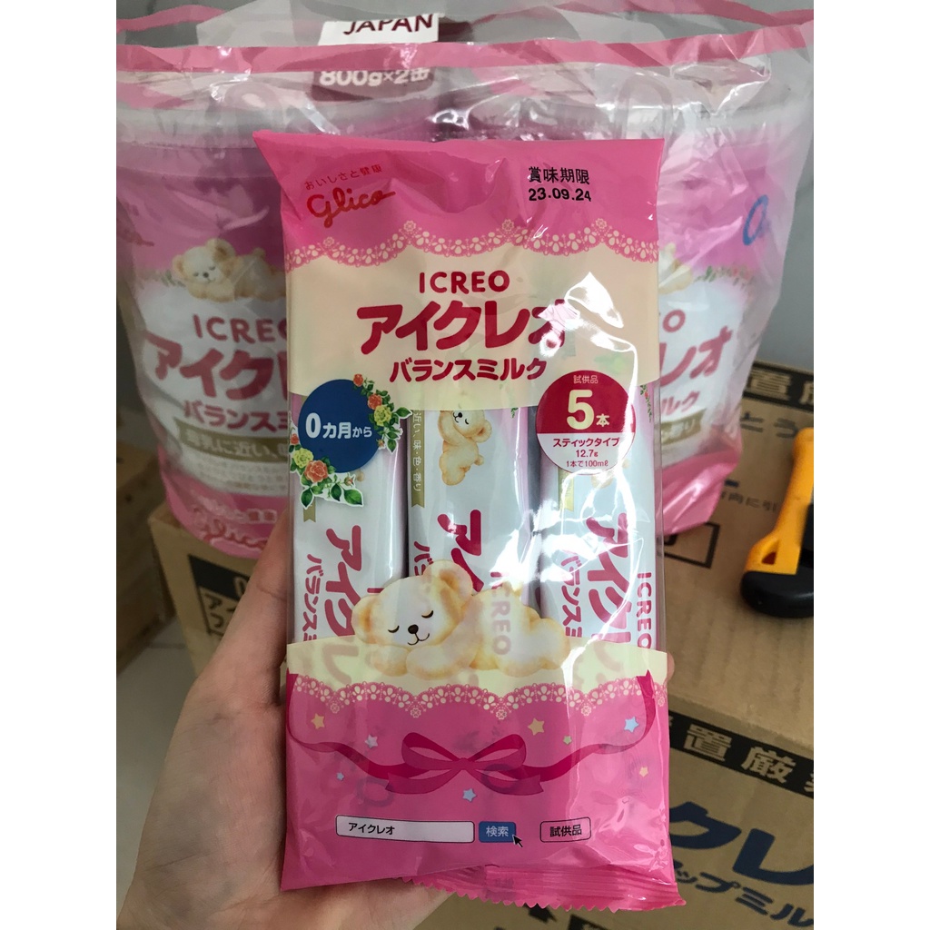 [Chính hãng] Sữa Glico Icreo Nội địa Nhật dạng gói và lon 820gr số 0 & 1