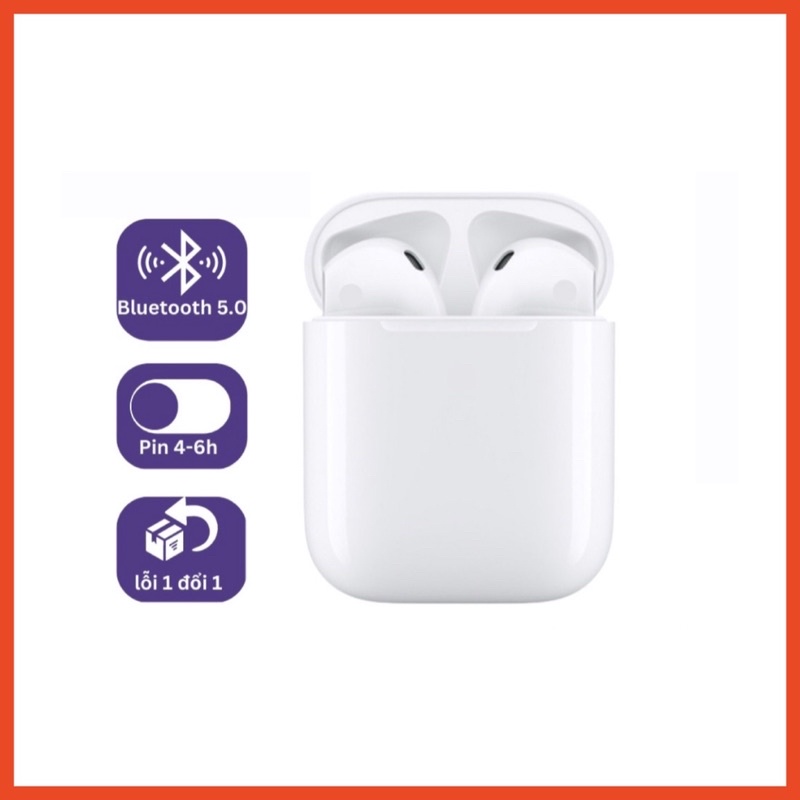 Tai Nghe Bluetooth AP2 bản chuẩn 2 đơn Chạm