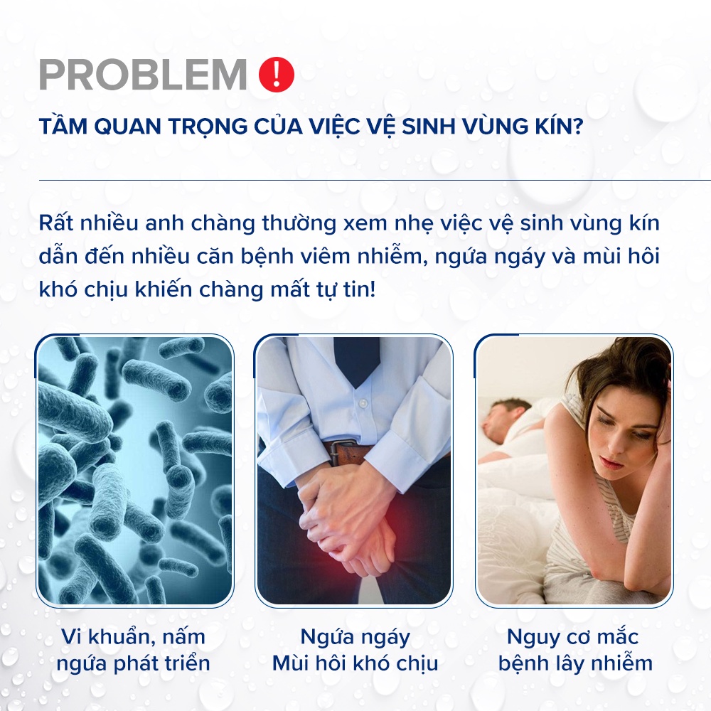 Dung dịch vệ sinh nam tạo bọt KISS ON giúp làm sạch, khử mùi hôi bọt vệ sinh nam giới kisson 100ml TM-KI-VS01