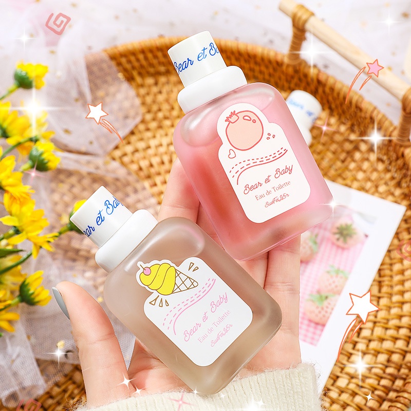 Nước hoa gấu Hanlu 50ml đủ mùi bodymist