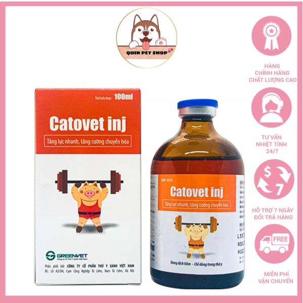 Catovet inj - 100ml thuố.c dùng trong thú y