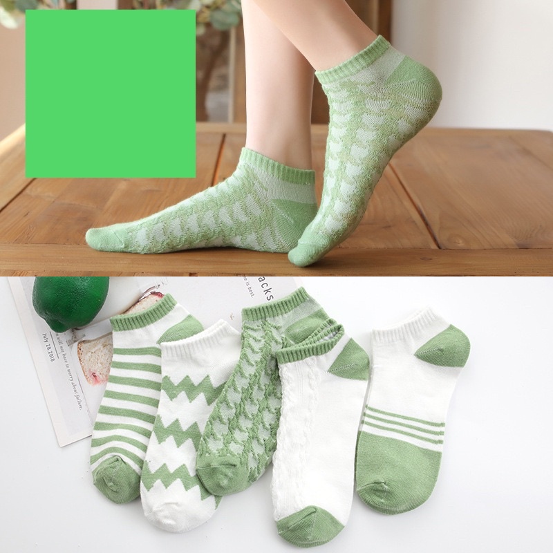 Vớ thông xanh lá set 5 đôi