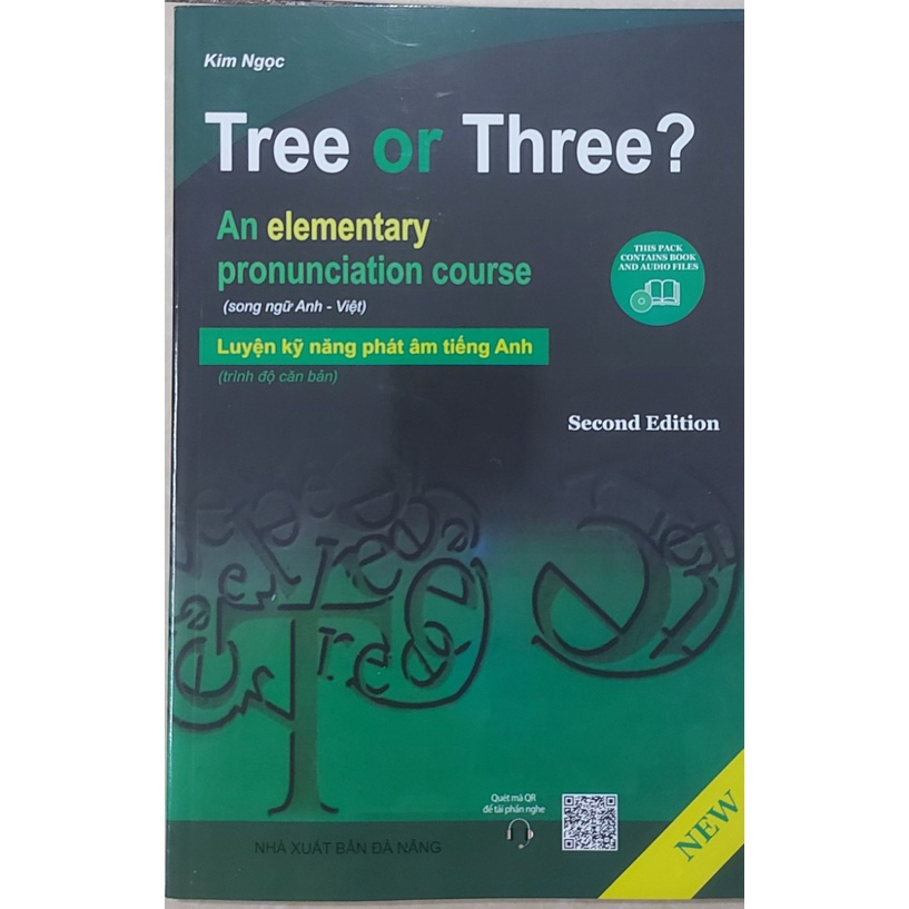 Sách - Tree or Three An elementary pronunciation course : Luyện kỹ năng phát âm tiếng anh ( MTV )