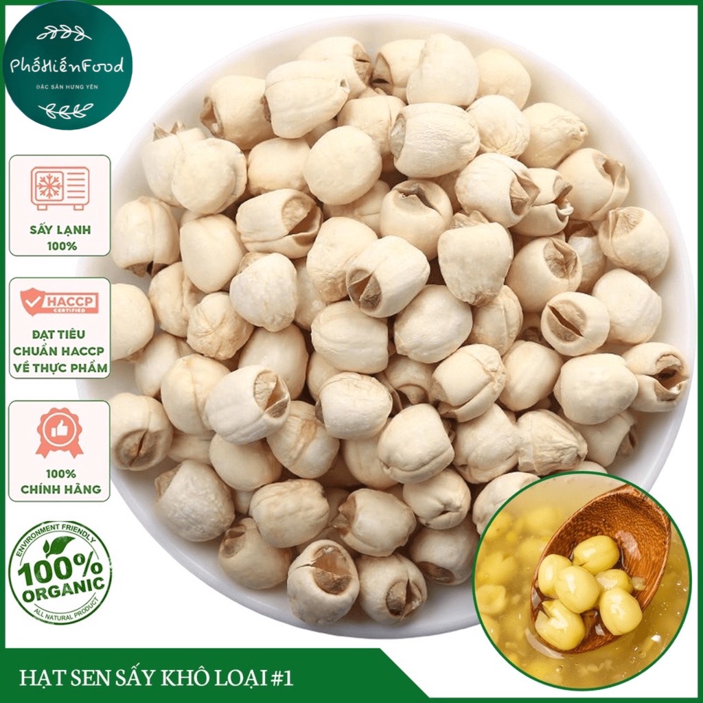 Hạt Sen Khô 100gr Thơm Ngon Bùi Vị Ngọt Thanh Tại Phố Hiến Food