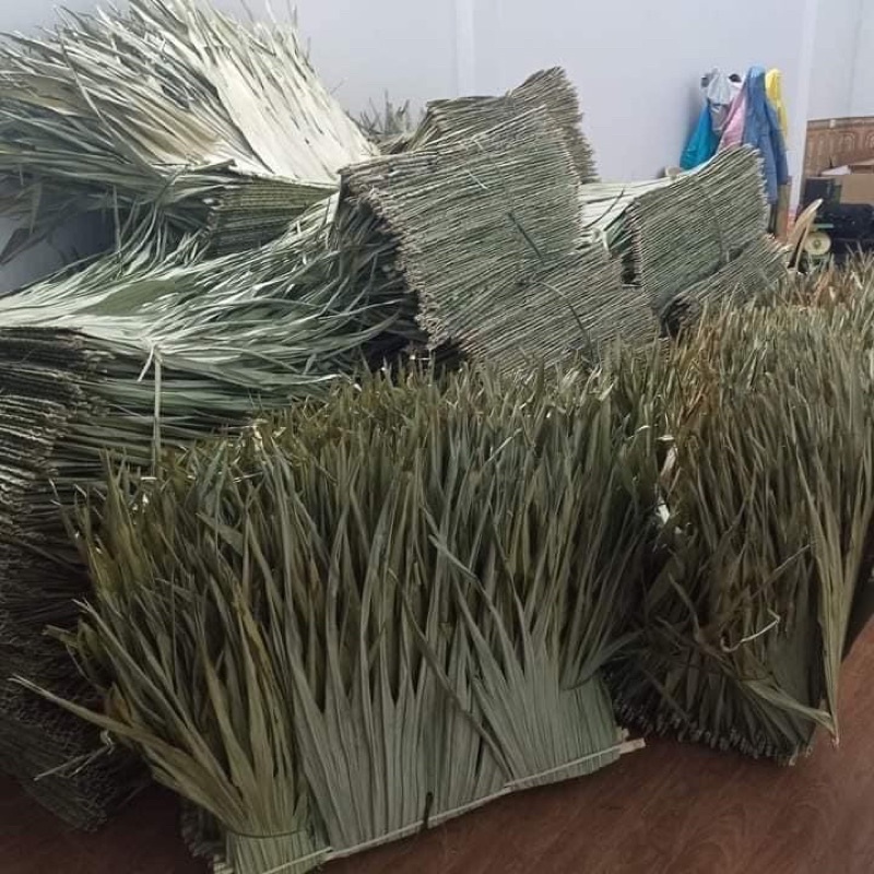 Tấm phên tranh cọ lợp mái nhà chòi. mái chống nóng.mái nhà trang trí tết.trang trí noel.giáng sinh