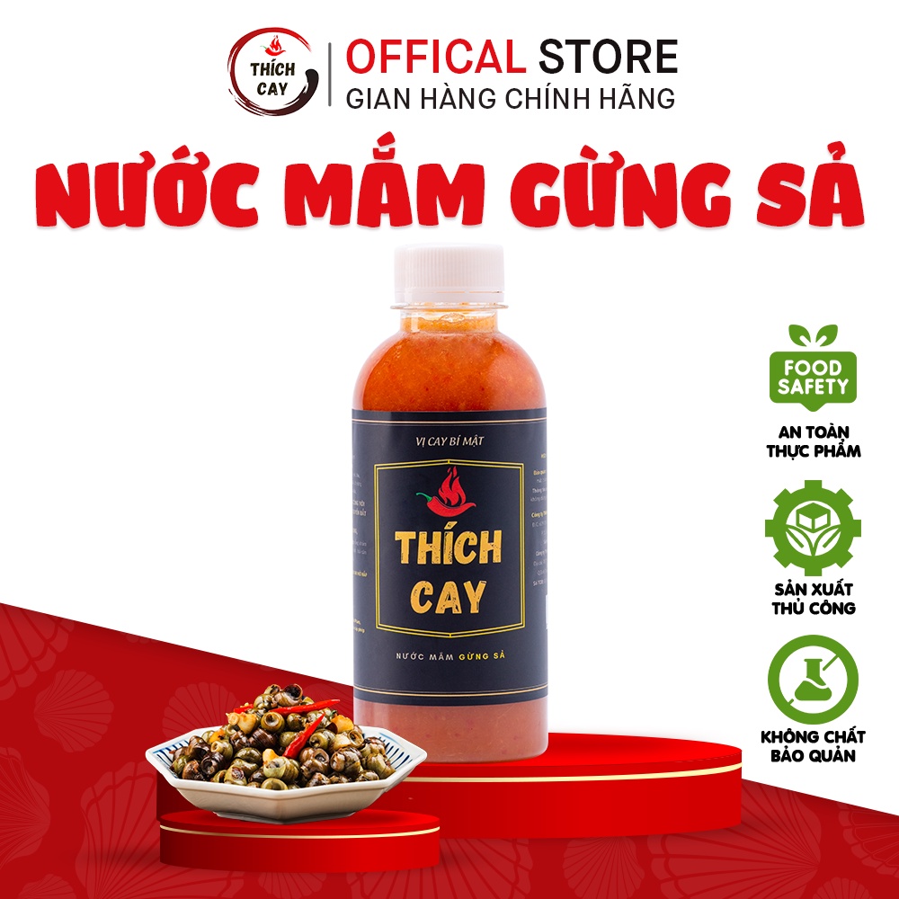 Nước mắm gừng sả Thích Cay 250ml
