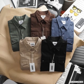 Sơmi Denim Slimfit 1 trong những items không thể thiếu trong tủ đồ quá xá đẹp 💖 SMUN7 💖