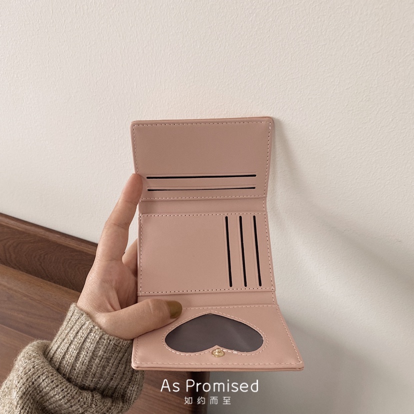 Ví nữ mini gấp gọn Amora da nhỏ gọn 01S-H