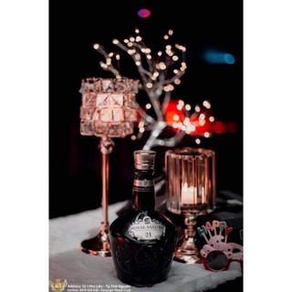 ✨ Bộ 3 Chân Nến Thanh Pha Lê Dài ✨ Sang Trọng, Đẳng Cấp Trang Trí Tiệc, Quán Bar, Nhà Hàng