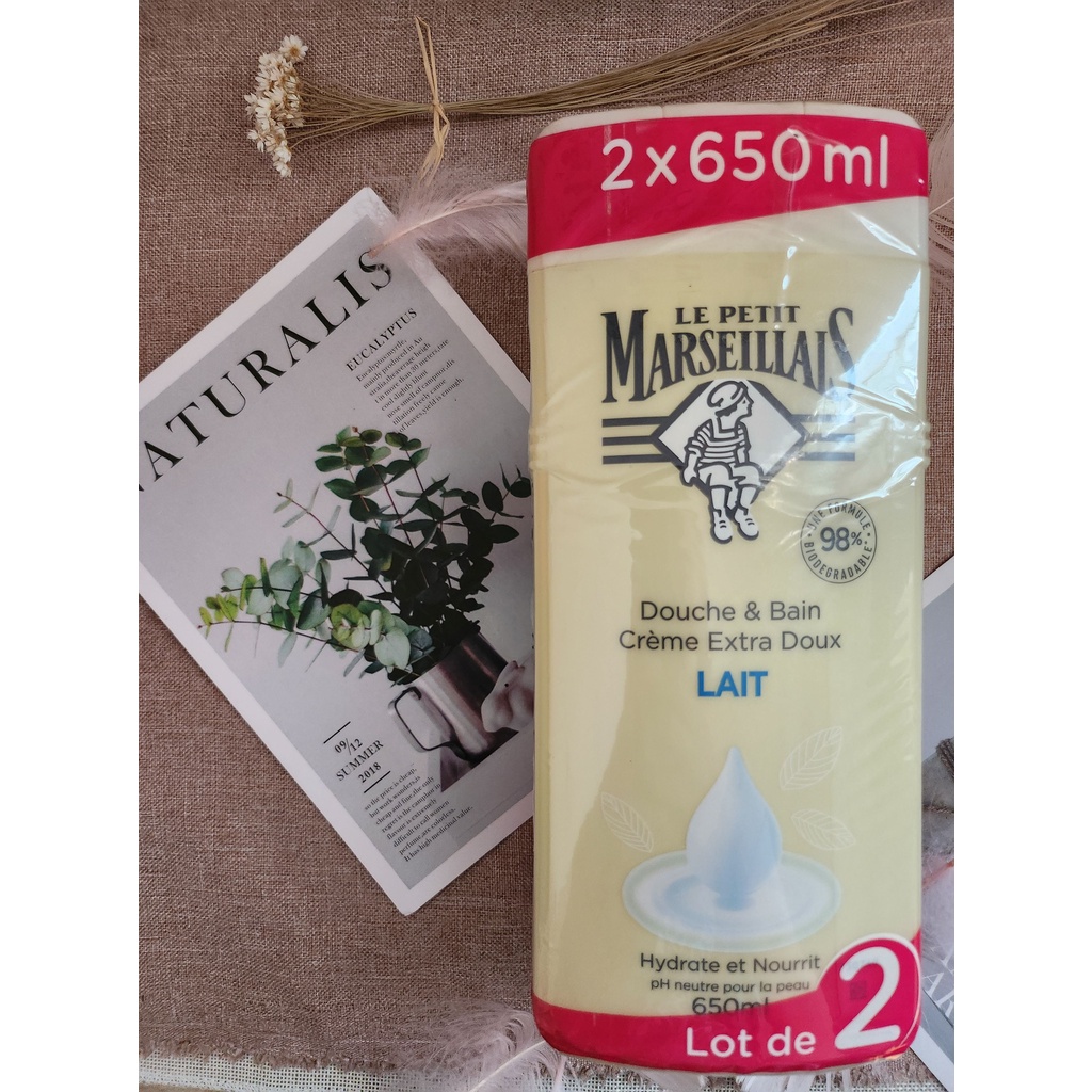 Sữa Tắm Le Petit Marseiliais Nội Địa Pháp 250ml 650ml