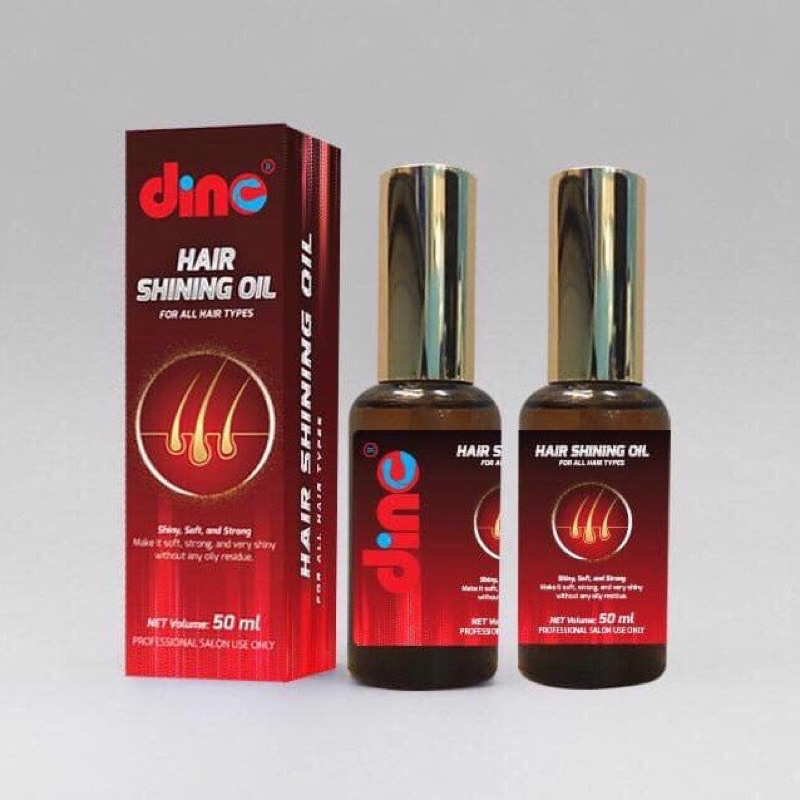 Tinh Dầu Bóng Tóc Giúp Tóc Khỏe Mềm Mại Suôn Mượt 50ml Dino Hair Shining Oil For All Hair Types - SSTD240