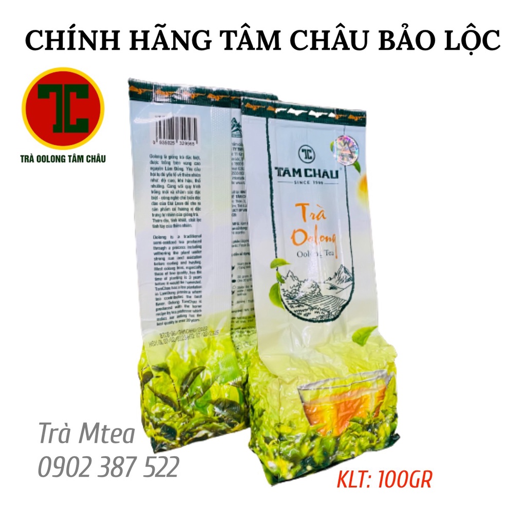 TRÀ Ô LONG TÂM CHÂU BAO NHÔM 100G
