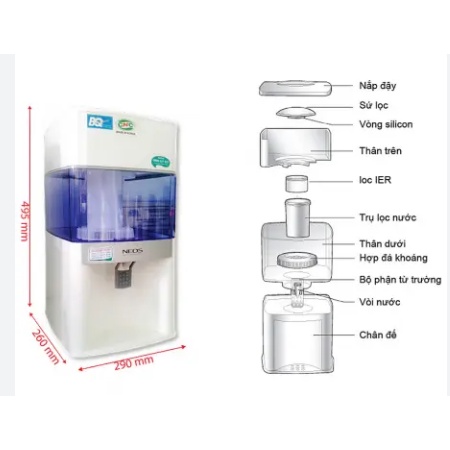 Bình Lọc Nước Để Bàn CNC - NEOS