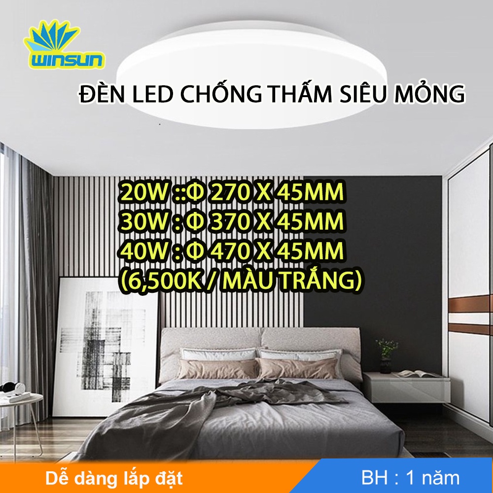 Đèn led ốp trần siêu sáng 30W 45W 60W 72W 90W chống thấm nước