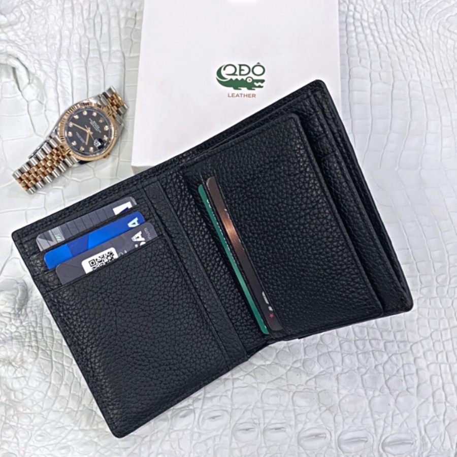 Ví Nam Dạng Đứng Da Cá Sấu Một Mặt 2DO LEATHER Da V20 Kích Thước  Quà Tặng Cho Người Thân, Sang Trọng, Chính