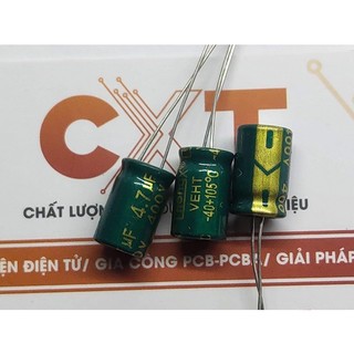 Tụ hóa 4.7uf 400v 8x12mm