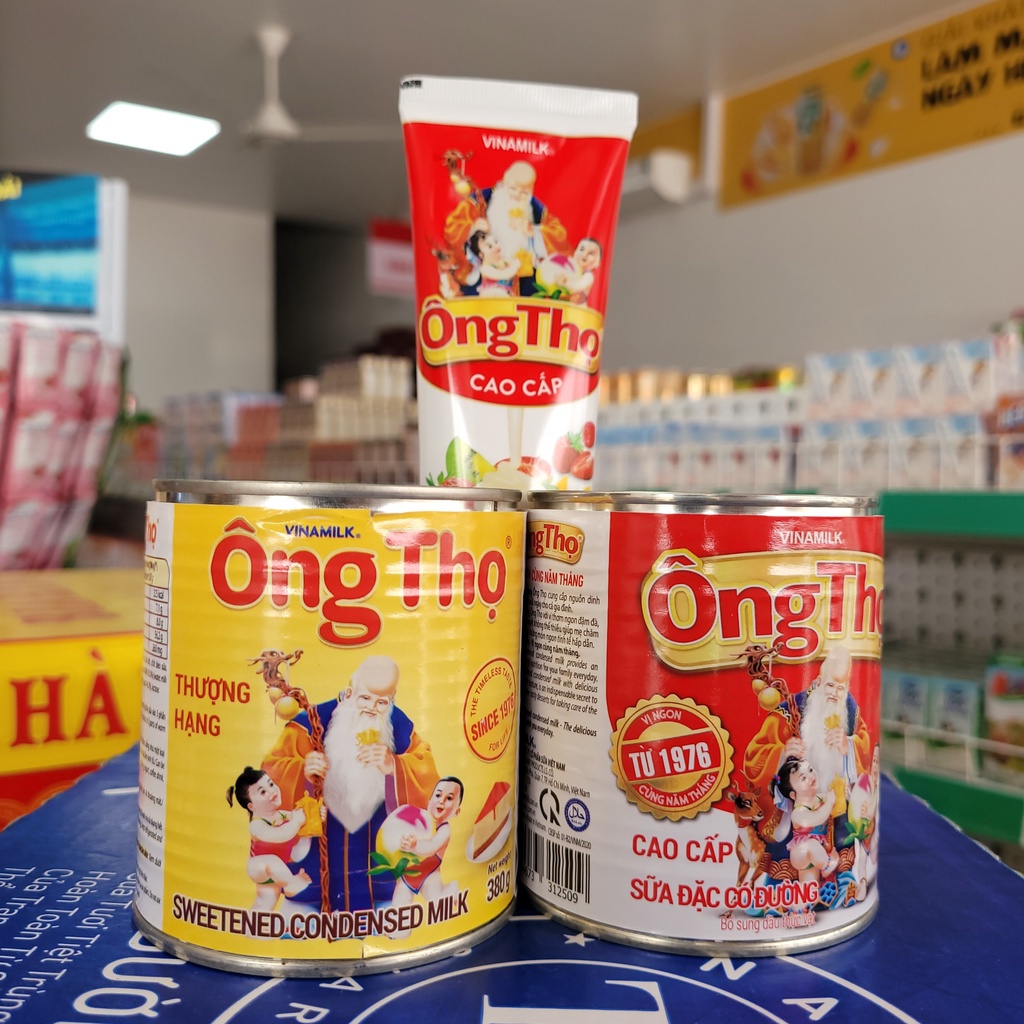 Sữa Đặc Ông Thọ Vinamilk (lon 380g/ tuýp 165g)