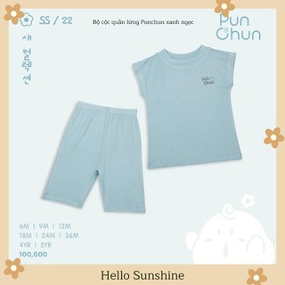 [Punchun] Bộ cộc quần lửng Punchun