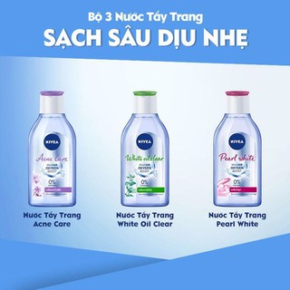 TẨY TRANG KHÔNG CỒN NIVEA MICELLAIR OXYGEN BOOST