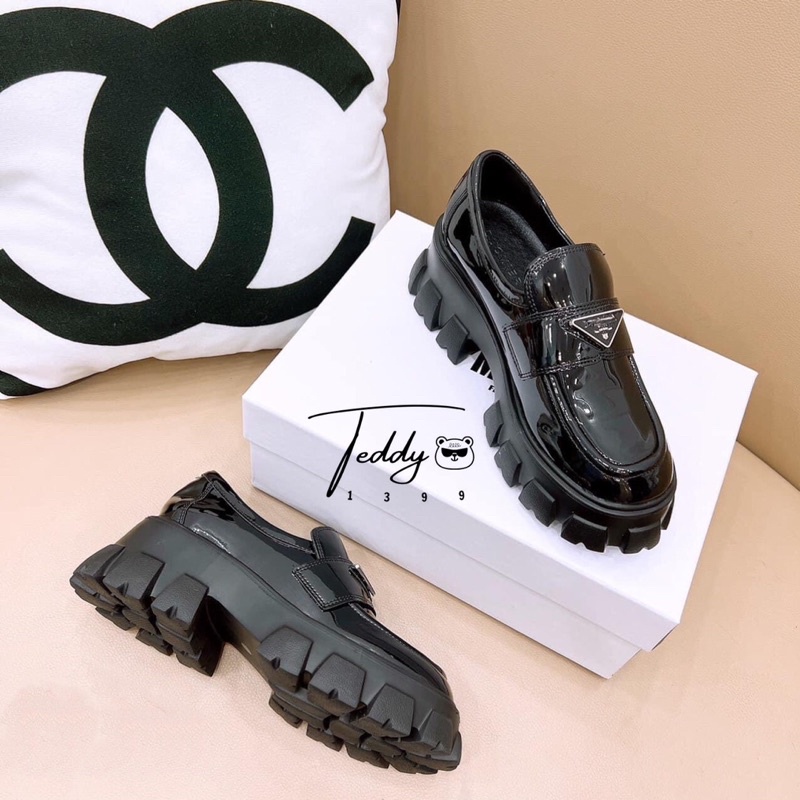 Giày 5p Pra da Tam giác Giày dạng bánh răng đế cao