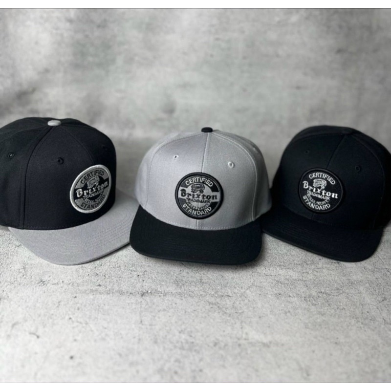 Nón snapback BRIXTON, logo thổ dân.