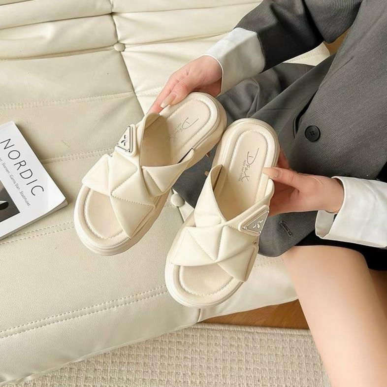 Dép nữ dép quai chéo thời trang PRa