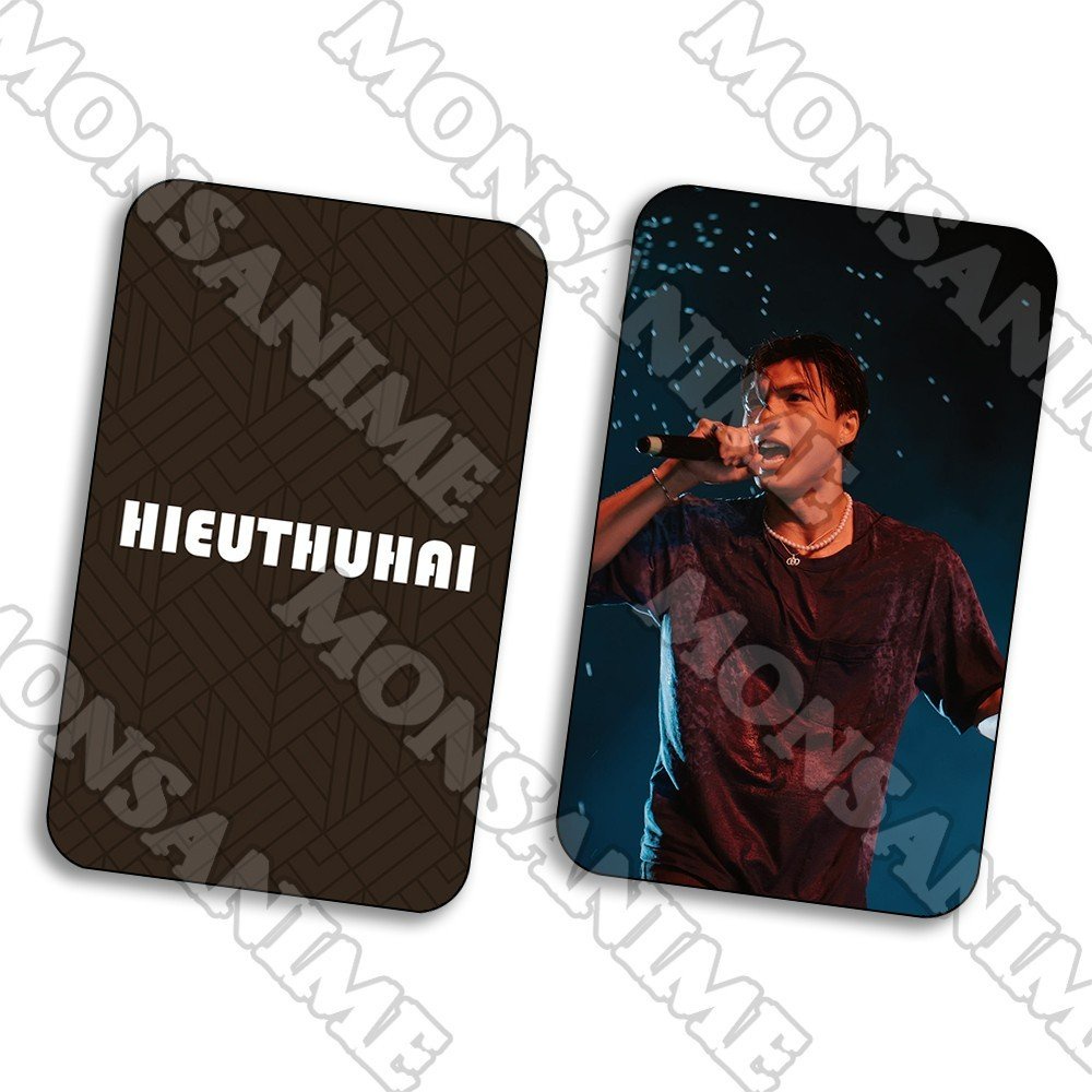 Ảnh card bo góc in hình HIEUTHUHAI - Hiếu Thứ Hai 5*8cm thần tượng vpop sưu tầm độc đáo 1 tấm