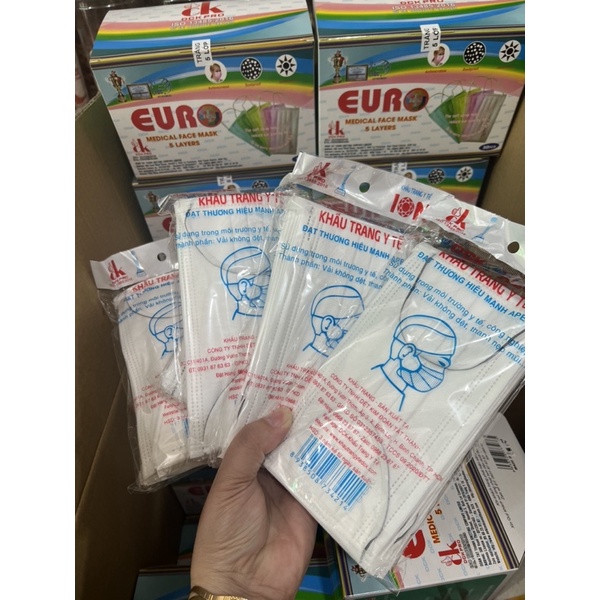 KHẨU TRANG 5 LỚP KHÁNG KHUẨN