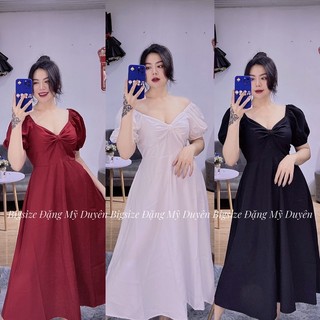ĐẦM DÀI NƠ NGỰC [BIGSIZE 55-90KG] ẢNH CHỤP THẬT