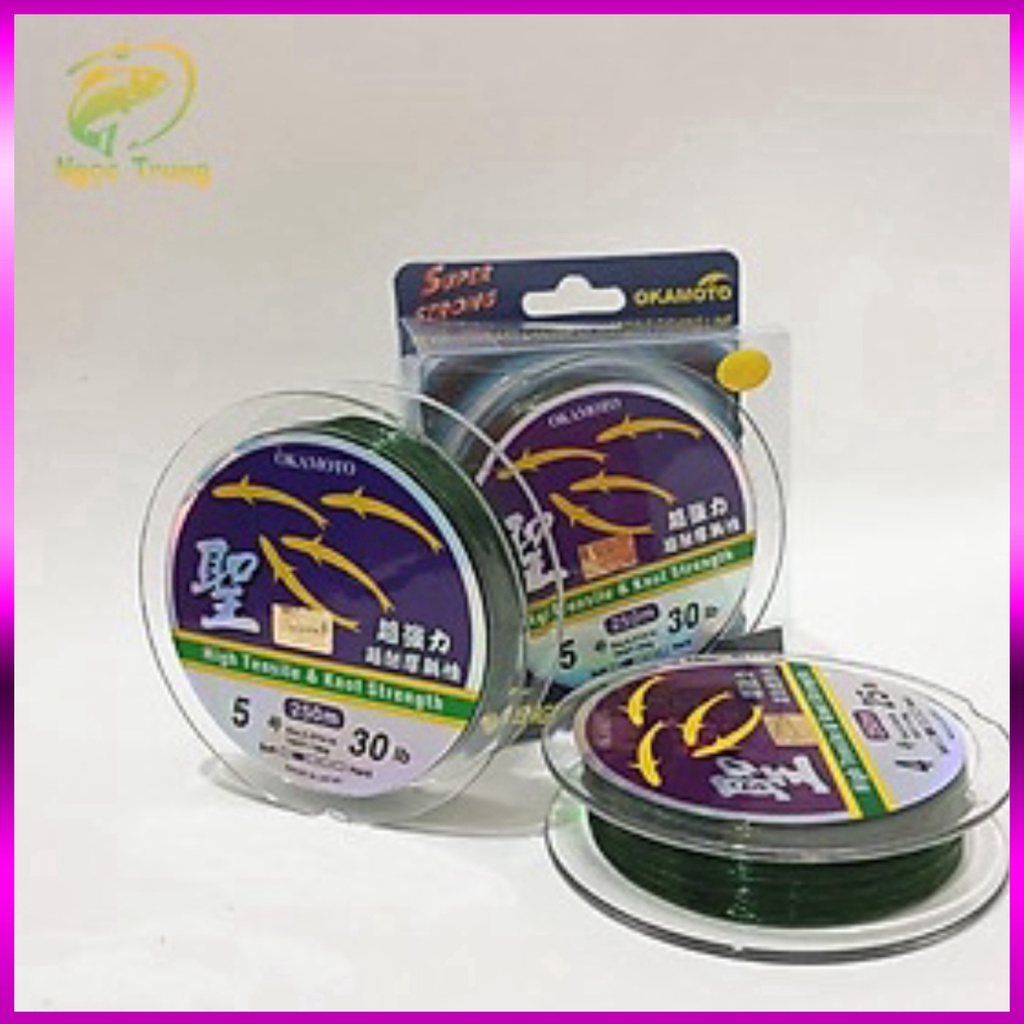 Cước Câu Cá OKAMOTO 250m Dây Câu Cá 4 Con Cá Cơm Siêu Khỏe