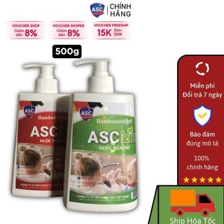 Nước rửa tay dưỡng ẩm diệt khuẩn ASC , bọt rửa tay diệt khuẩn – 500ml