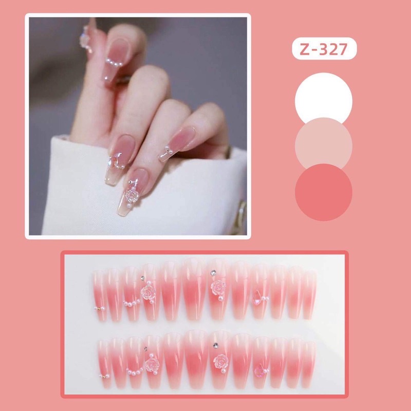 Móng tay giả cao cấp kèm keo M171