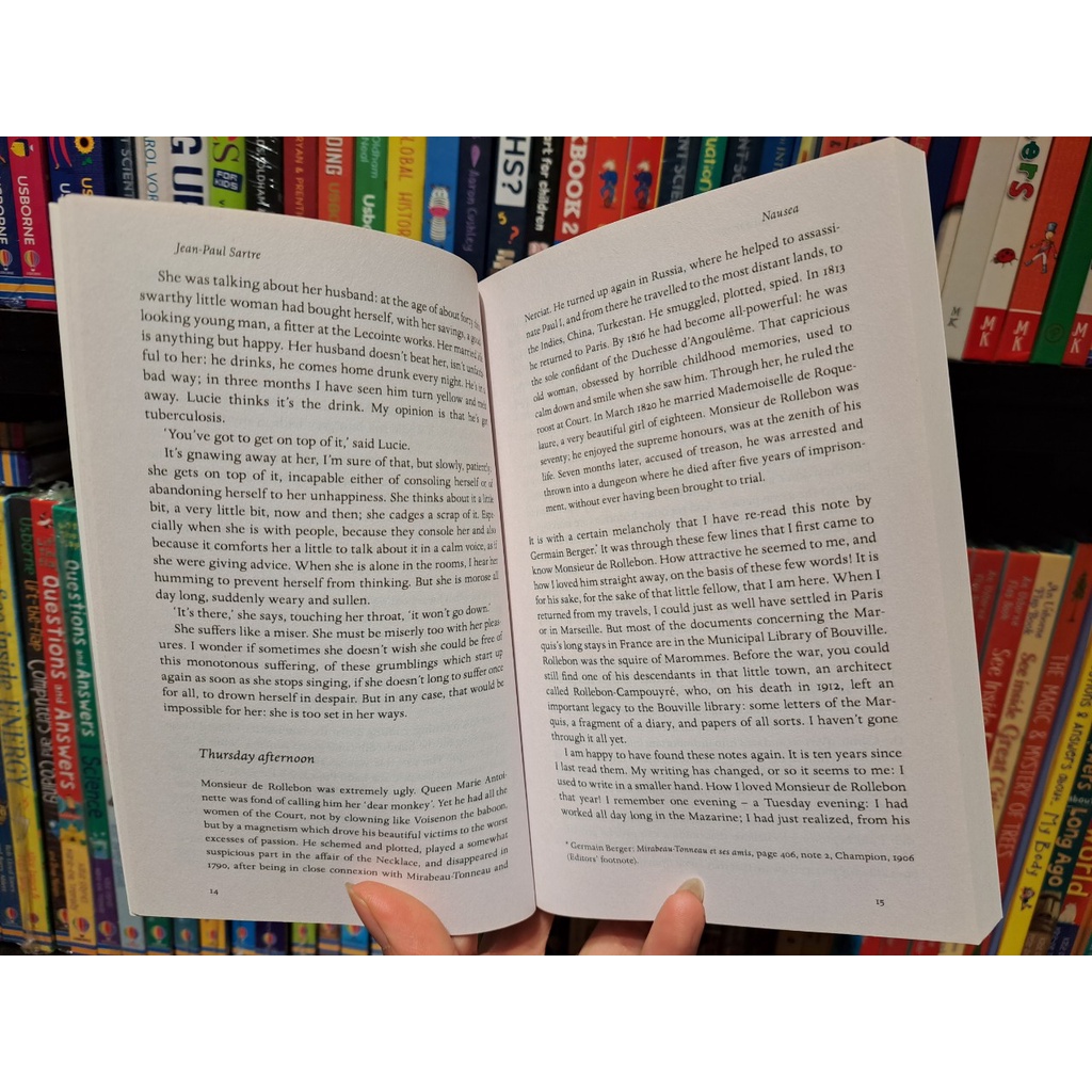 Sách - Nausea by Jean-Paul Sartre