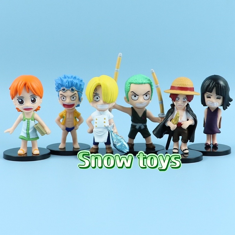 Mô hình One Piece hồi nhỏ - Mô hình Nami Franky Sanji Zoro Shanks Robin Sabo Ace Luffy Usopp Vivi hồi bé - Cao 8cm~9cm