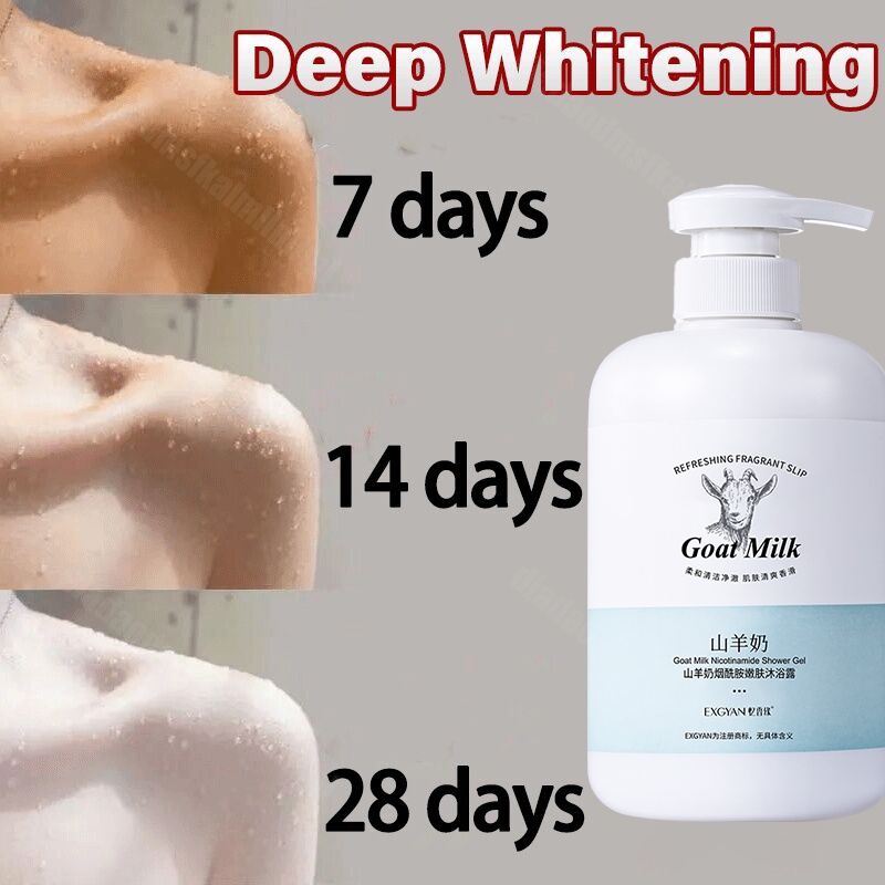 ⚡CHÍNH HÃNG⚡sữa tắm sữa dê làm trắng da 800ml trị dưỡng ẩm làm đều màu da lưu hương lâu mềm mịn toàn thân