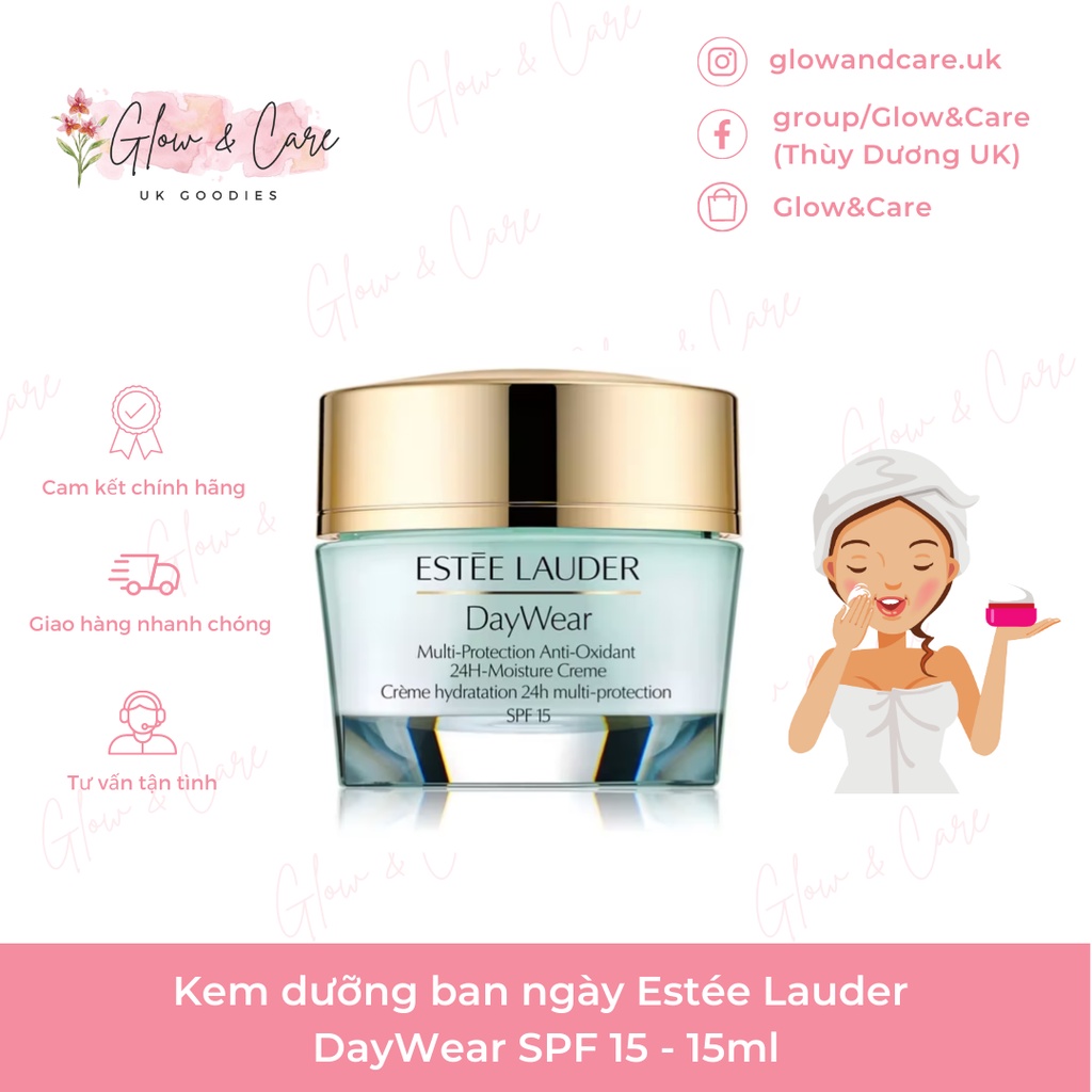 Kem dưỡng ban ngày Estée Lauder DayWear Multi-Protection Anti-Oxidant 24H-Moisturiser Creme SPF 15