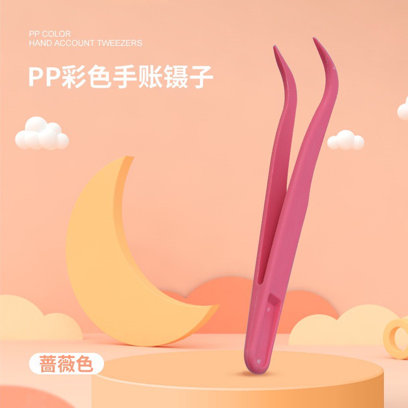 Nhíp Gắp Sticker Washi Tape Trang Trí Nhiều Màu Pastel Tiện Dụng