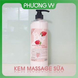 1000ml kem massage tinh chất sữa