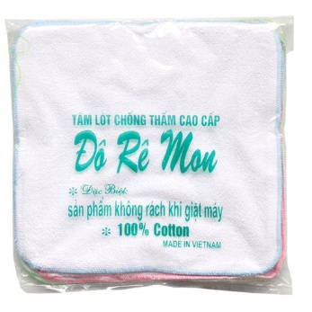 10 miếng lót do re mon cotton chống thấm cao cấp