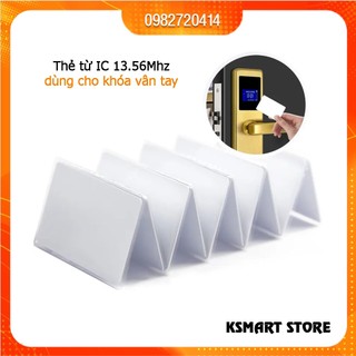 Thẻ từ rfid tần số 13.56mhz màu trắng - id cố định