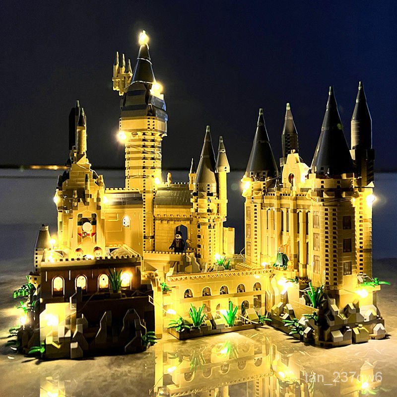 Lắp Ráp Lớn Tương Thích Lego Hogwarts Thiên An Môn Quà Tặng Khối Xây Dựng Khó Xây Dựng Lâu Đài Phép Thuật Dành Cho Người