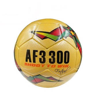 Bóng đá futsal akpro mã af3300 màu vàng - khâu máy - tặng kèm kim bơm